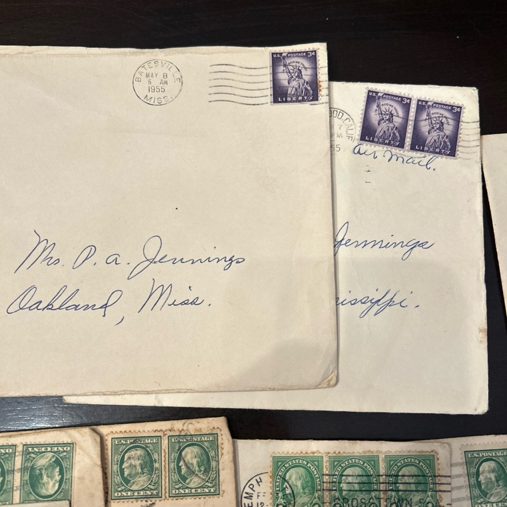 Vintage Stamped Envelopes Collection lot of 106 postmarked 1902-1960 - Picture 12 of 15